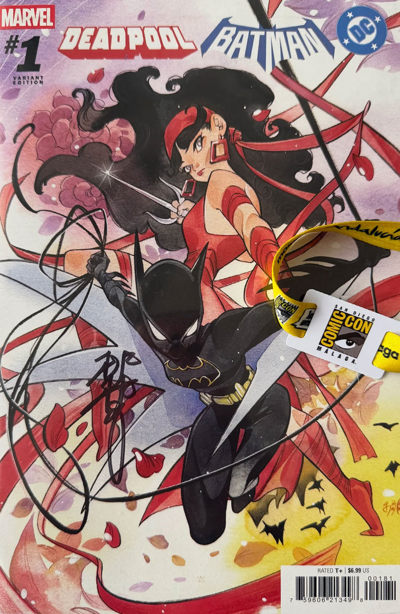 Deadpool Batman #1 桃桃子エクスクルーシブ表紙 アメコミリーフ BATMAN DEADPOOL #1 MOMOKO VARIANT COVER CGC SS 9.8 SIGNED BY PEACH