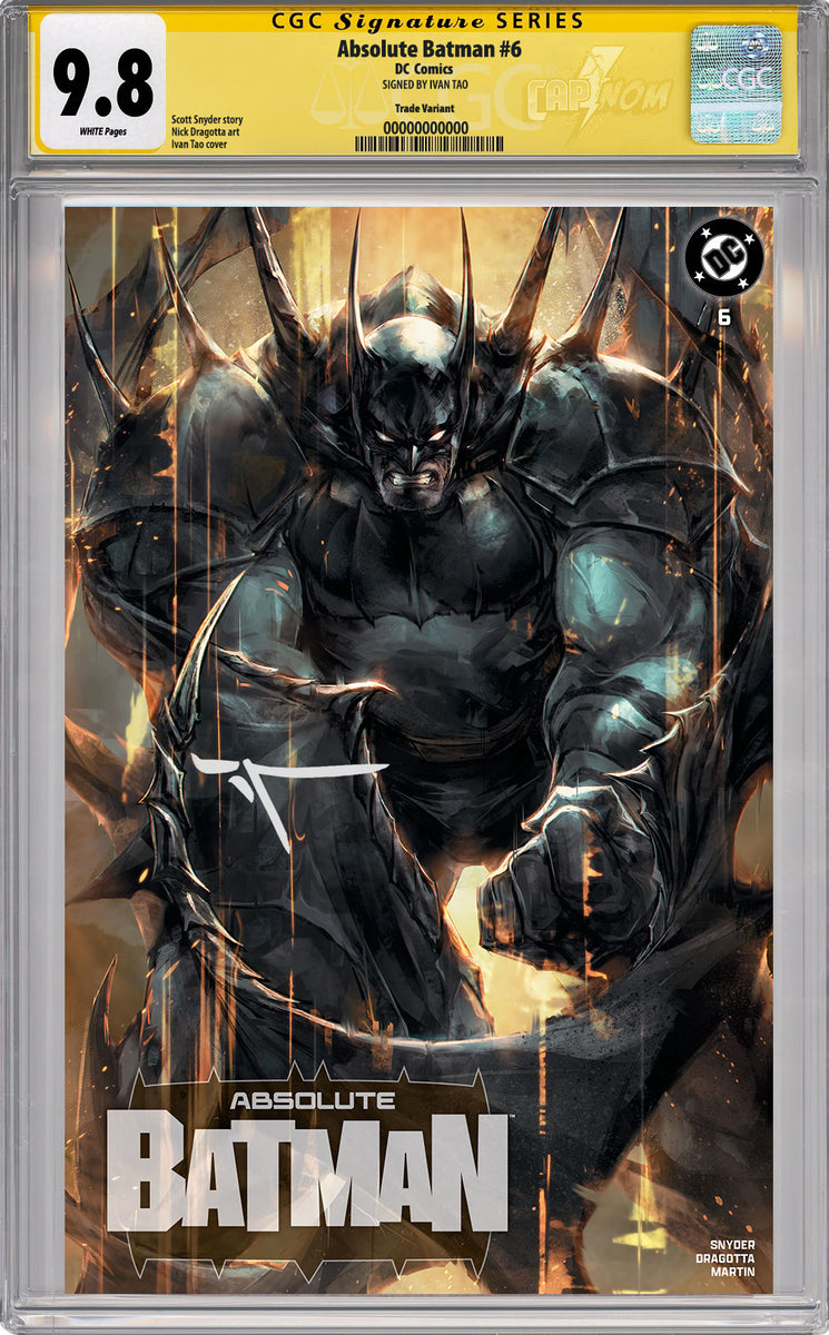 ABSOLUTE BATMAN #6 TRADE DRESS C2E2 EXCLUSIVE COVER BY IVAN TAO