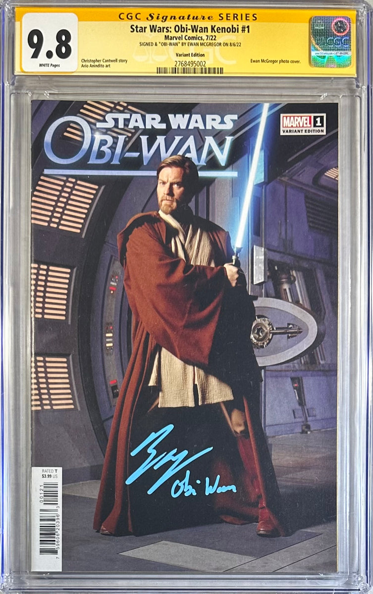 STAR WARS: OBI-WAN KENOBI #1 VARIANT EDITION CGC SS 9.8 SIGNED BY