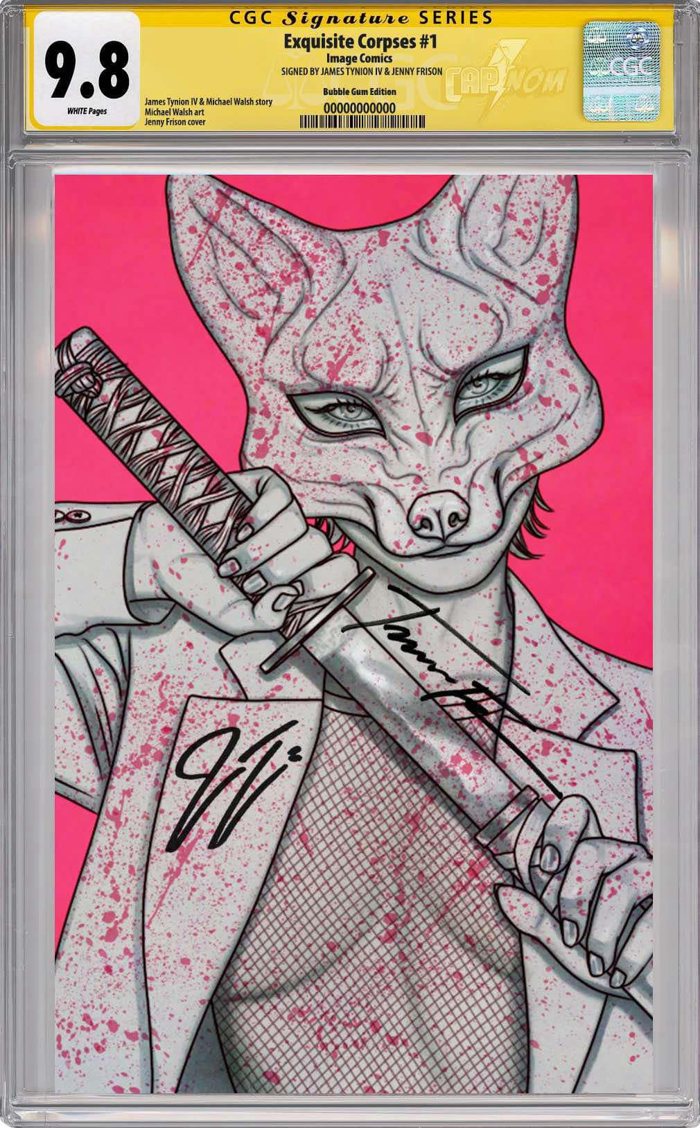 EXQUISITE CORPSES #1 VIRGIN “BUBBLEGUM” EXCLUSIVE COVER BY JENNY FRISON