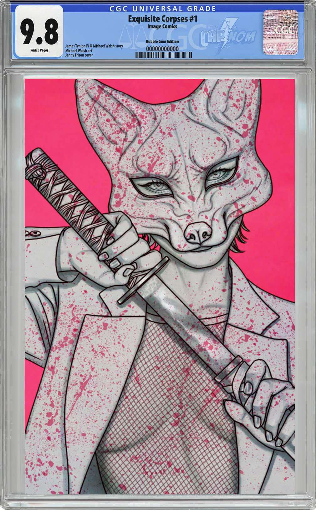 EXQUISITE CORPSES #1 VIRGIN “BUBBLEGUM” EXCLUSIVE COVER BY JENNY FRISON