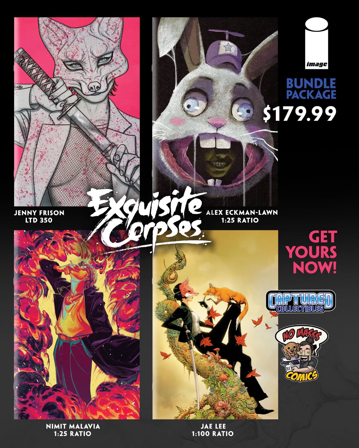 EXQUISITE CORPSES #1 VIRGIN “BUBBLEGUM” EXCLUSIVE COVER BY JENNY FRISON