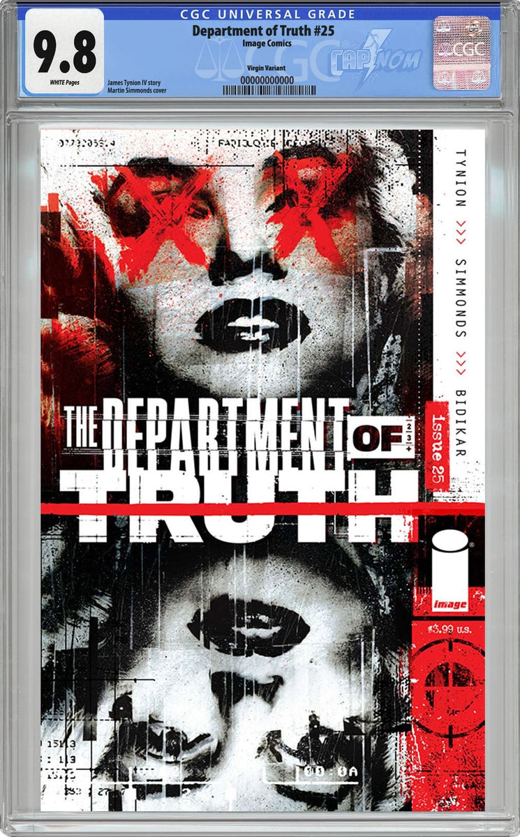 アメコミリーフ Department of Truth #1 9.6 サイン入り Department of Truth #1 CBCS9.6 サイン入り - メルカリ