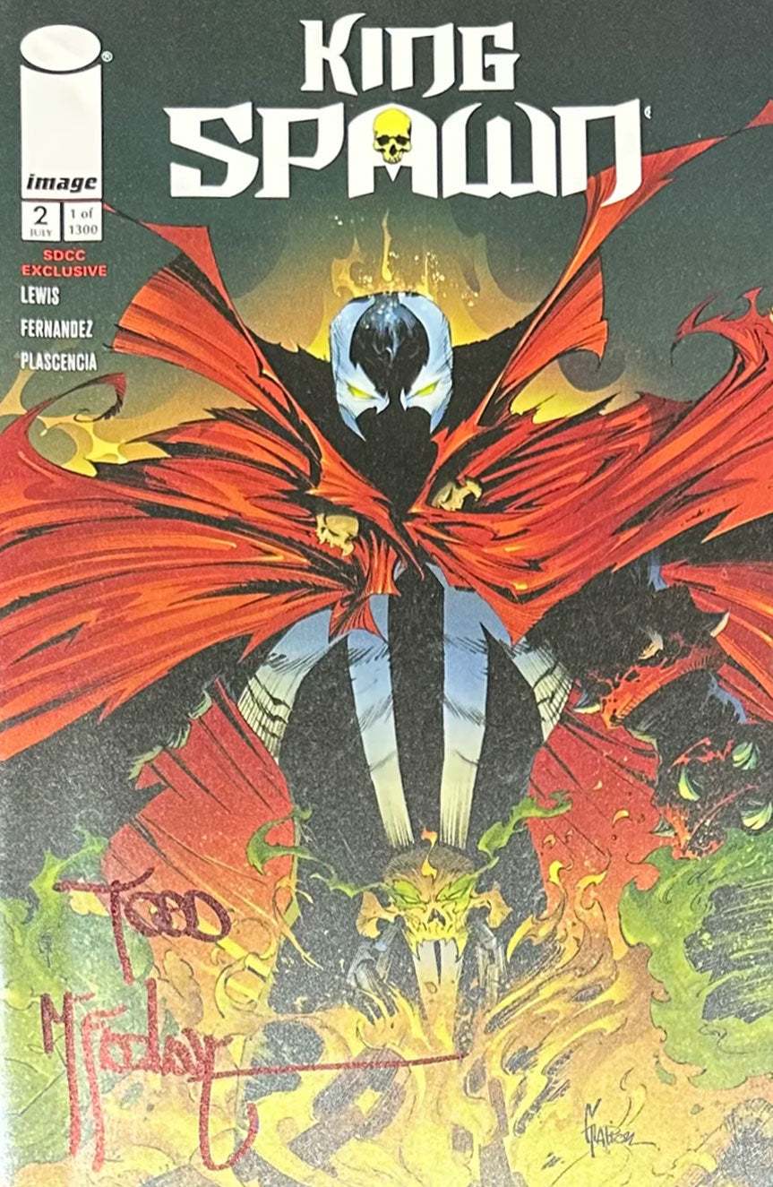 KING SPAWN #2 SDCC EXCLUSIVE SIGNED BY TODD MCFARLANE – Captured