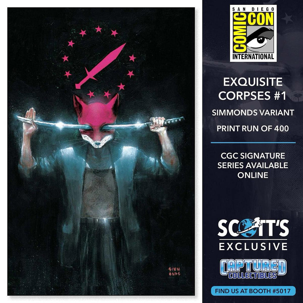 EXQUISITE CORPSES #1 SDCC EXCLUSIVE COVER BY MARTIN SIMMONDS