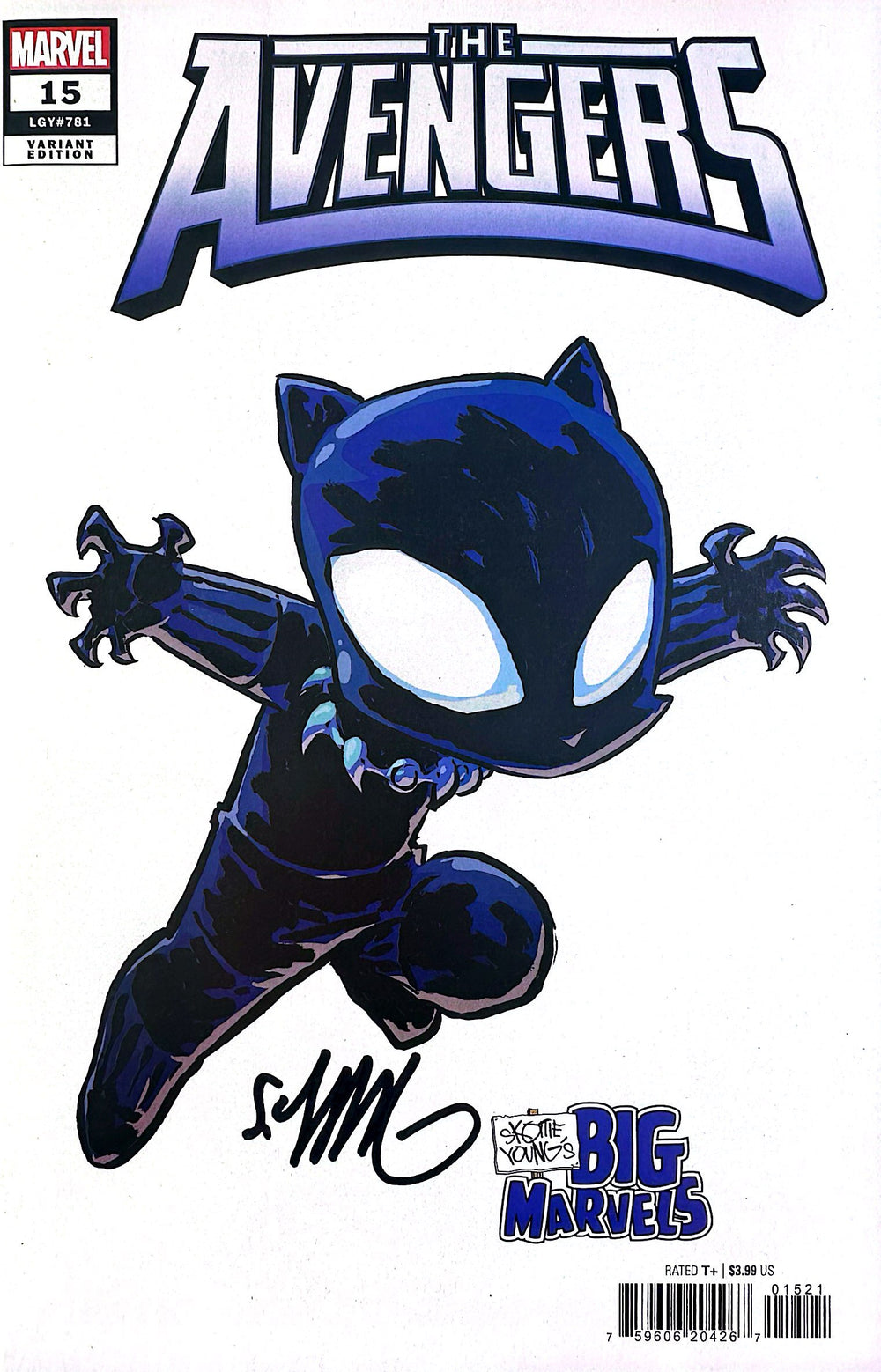 AVENGERS #15 SIGNED BY SKOTTIE YOUNG