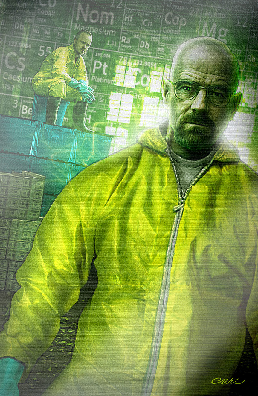 FAME: HISTORY OF TV & FILMS (BREAKING BAD) “LETS COOK” NYCC EXCLUSIVE COVER BY ROB CSIKI