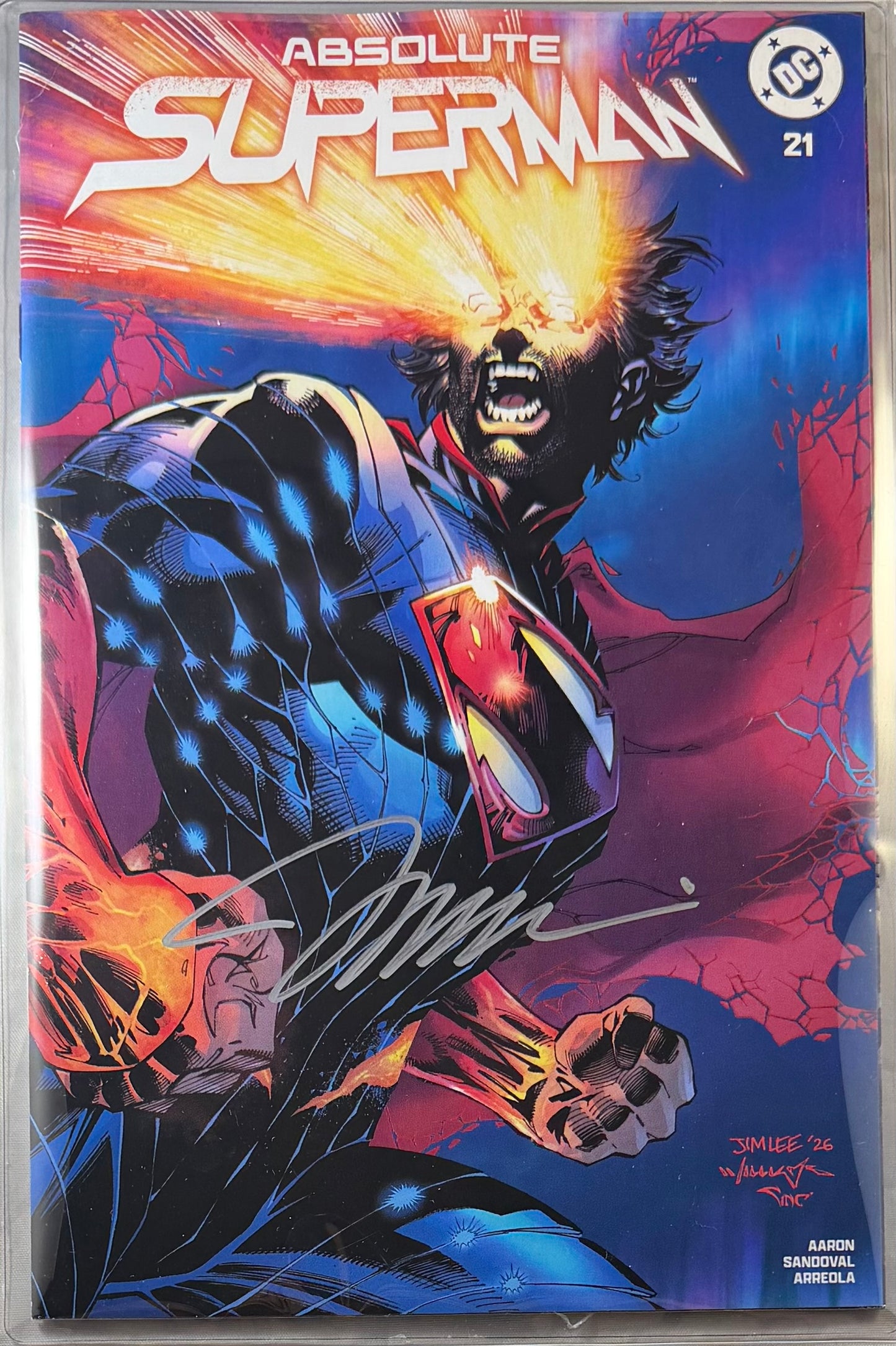 
                  
                    ABSOLUTE SUPERMAN #21 JIM LEE SDCC EXCLUSIVE 3 COVER SET (ALL SIGNED BY JIM LEE)
                  
                