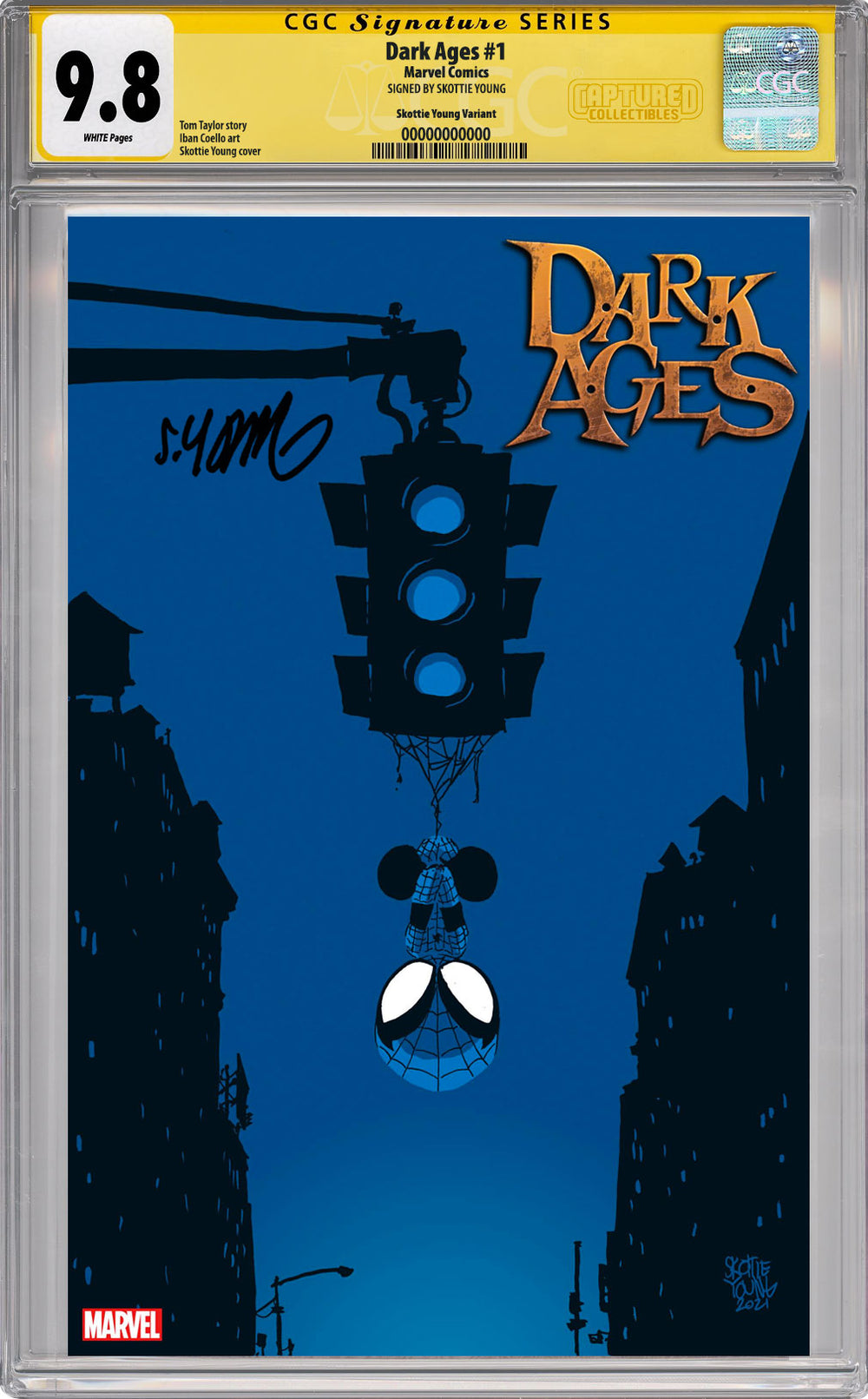 Dark Ages #1 Variant CGC SS 9.8 Signed by Skottie Young