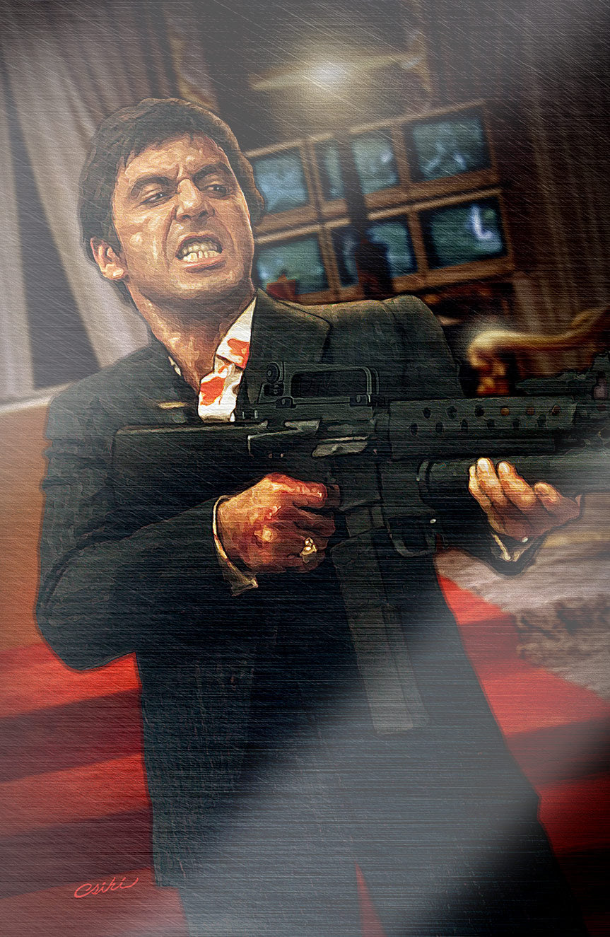FAME: HISTORY OF TV & FILMS (SCARFACE) “EAT THAT SOSA” NYCC EXCLUSIVE COVER BY ROB CSIKI