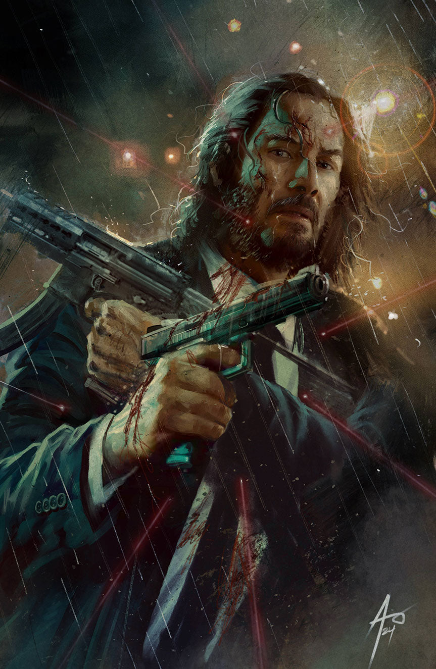 FAME: KEANU REEVES JOHN WICK MEGACON 2025 EXCLUSIVE COVER BY RUDY AO