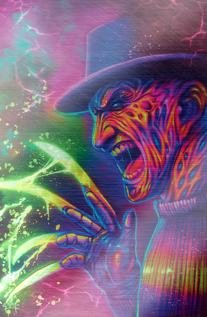 ORBIT: BIRTH OF A SLASHER “NEON FREDDY” NYCC EXCLUSIVE COVER BY MARTIN ZAVALA