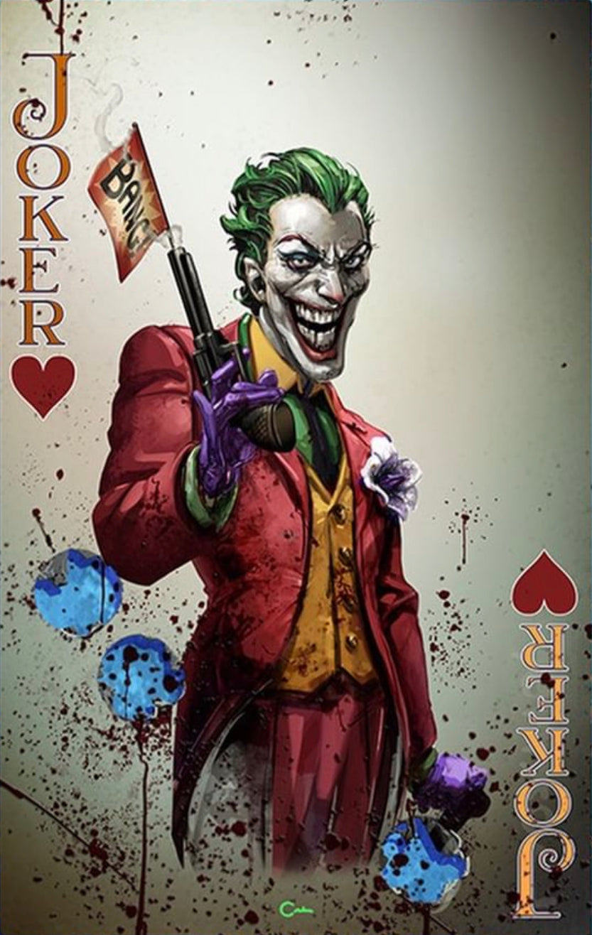 The Joker #1 Clayton Crain NYCC Excluisve FOIL LTD 500