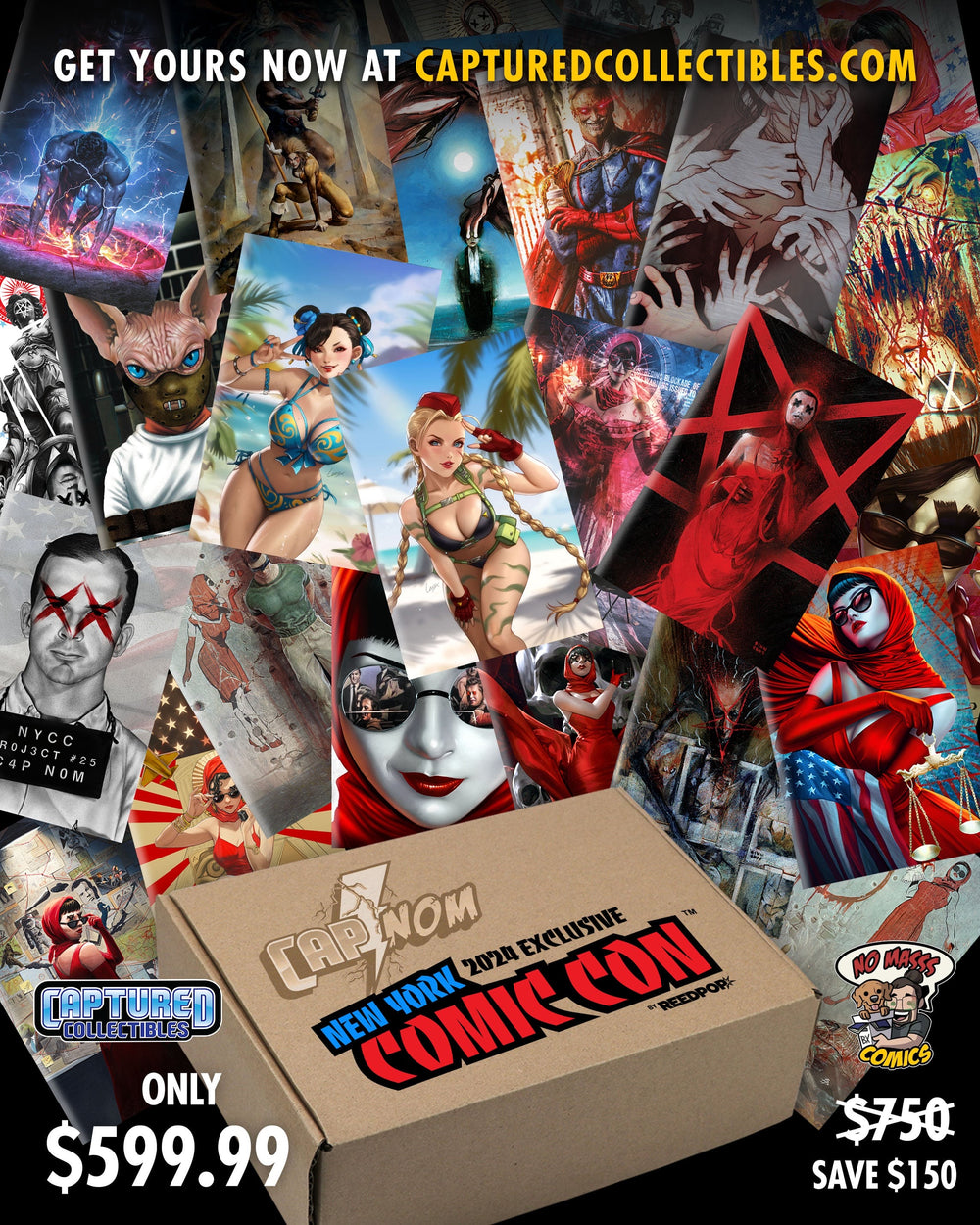 NYCC 2024 CAPNOM BOX (25 BOOKS)