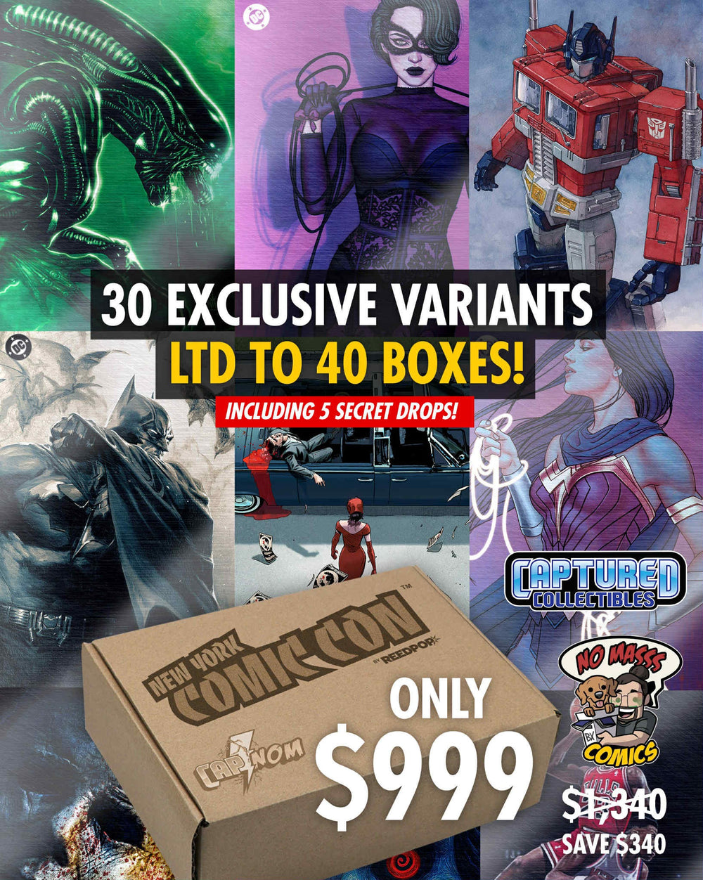 NYCC 2025 CAPNOM BOX! 30 EXCLUSIVES (5 SECRET DROPS)