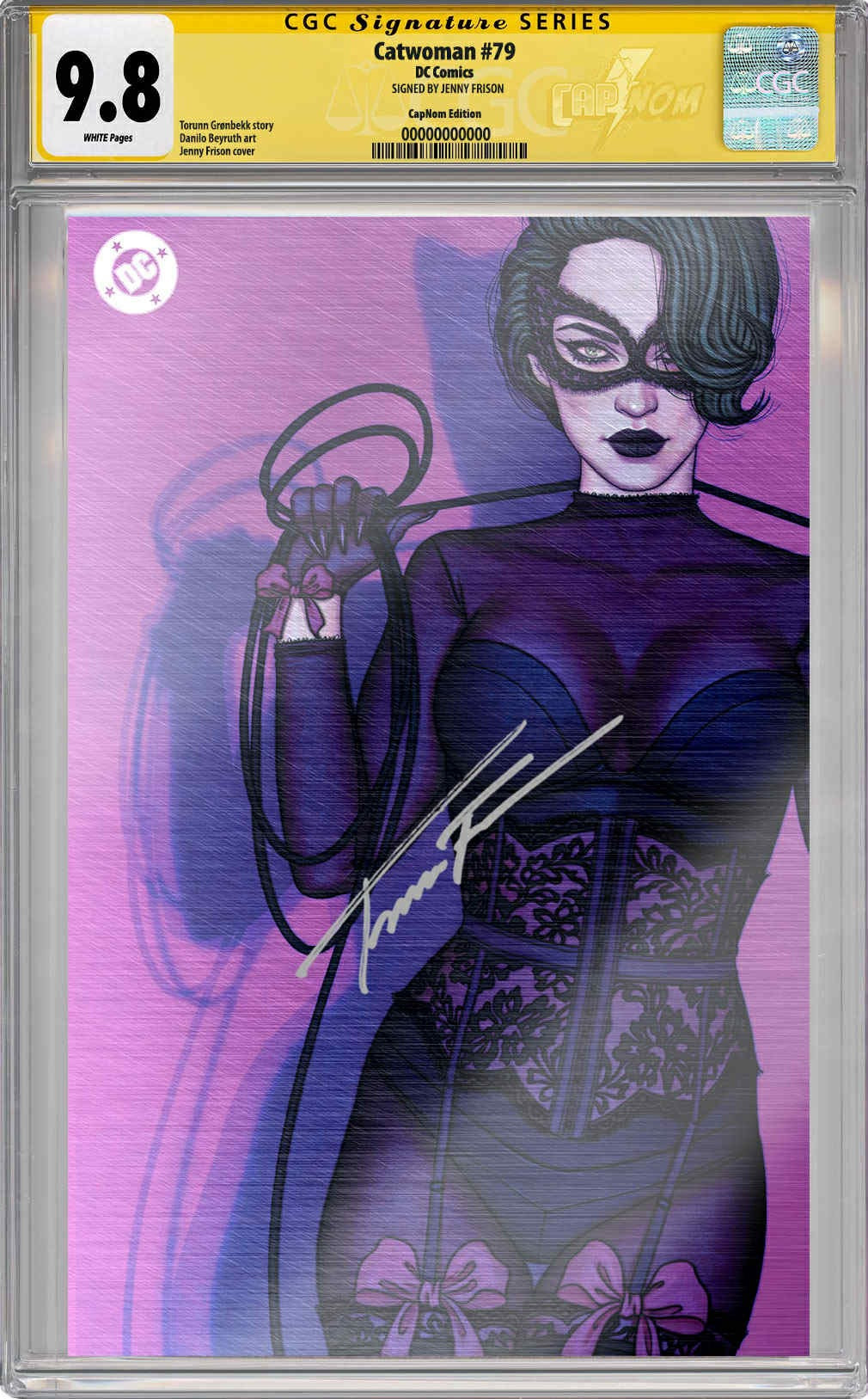 
                  
                    CATWOMAN #79 “SEDUCTIVE PURR” NYCC EXCLUSIVE FOIL COVER BY JENNY FRISON
                  
                