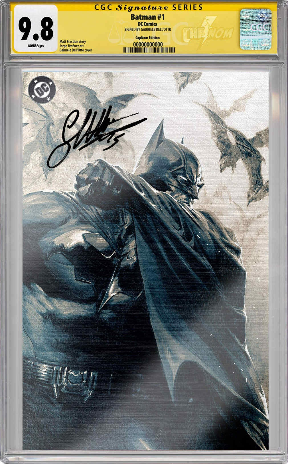 
                  
                    BATMAN #1 “SEPIA FEAR” NYCC EXCLUSIVE FOIL COVER BY GABRIELE DELL’OTTO
                  
                