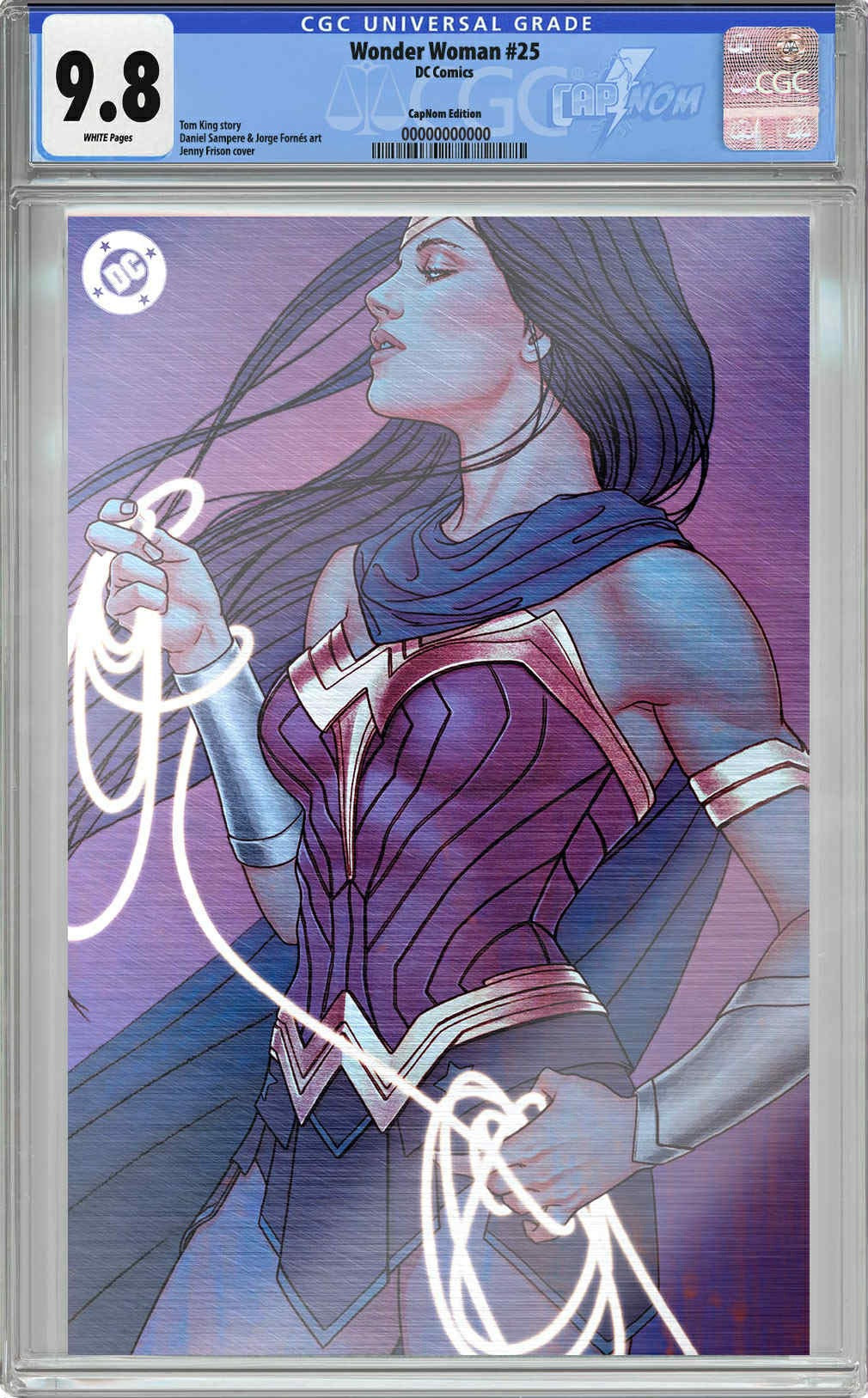 
                  
                    WONDER WOMAN #25 “TURNING POINT” NYCC EXCLUSIVE FOIL COVER BY JENNY FRISON
                  
                