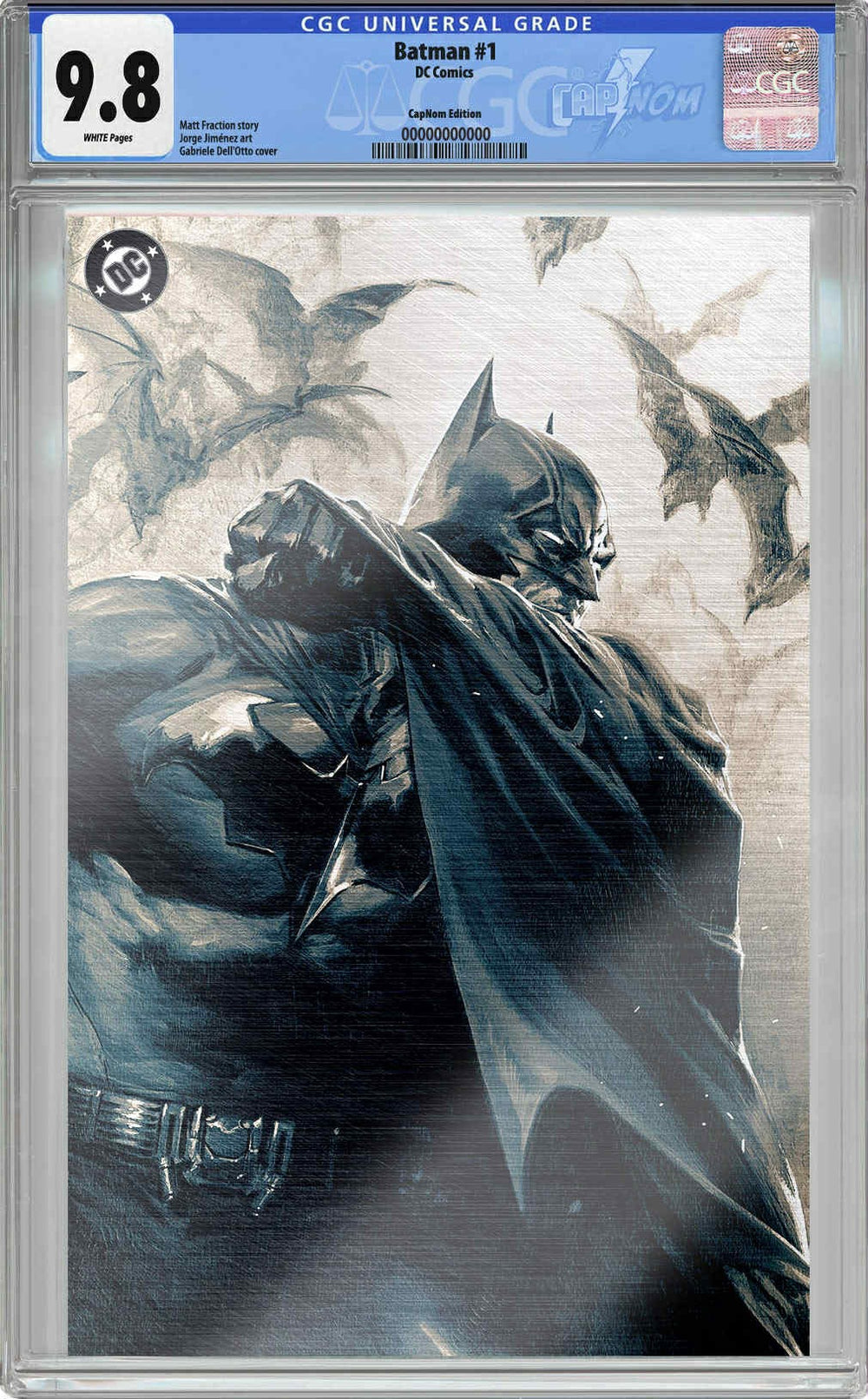 【世界数量限定】シリアル入り｜BATMAN 海外製 特大ポスター BATMAN #1 “SEPIA FEAR” NYCC EXCLUSIVE FOIL COVER BY GABRIELE DELL