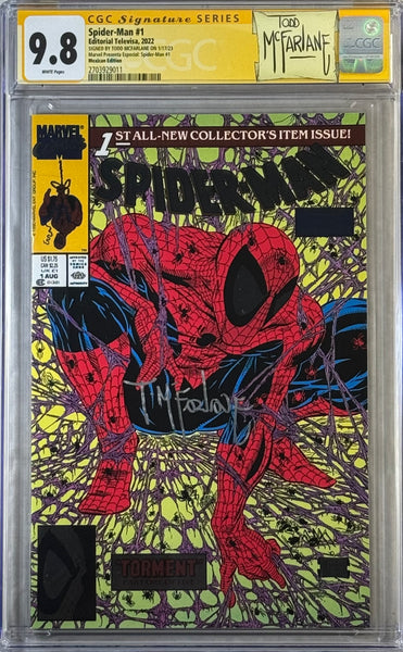 アメコミリーフ Web of Spider-Man #1 CGC 9.8 Web of Spider-Man #1 (1984) Marvel Comics Vintage Great Bundle X4