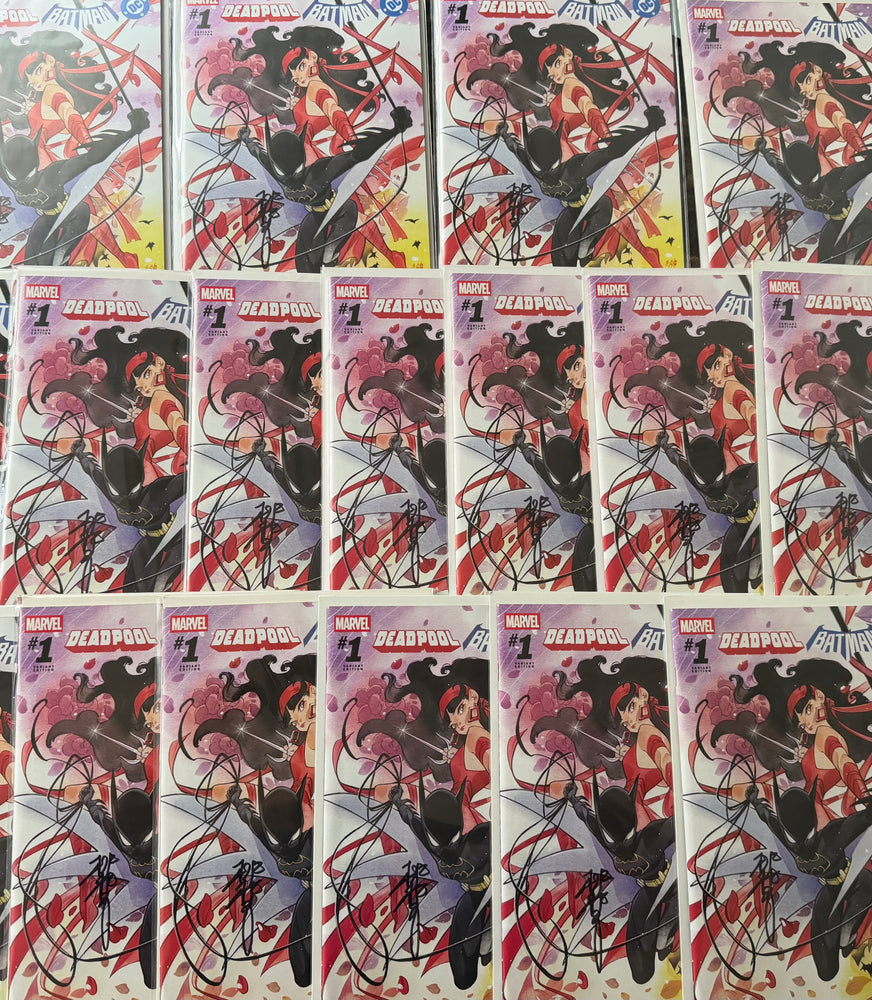 
                  
                    BATMAN DEADPOOL #1 MOMOKO VARIANT COVER CGC SS 9.8 SIGNED BY PEACH MOMOKO
                  
                