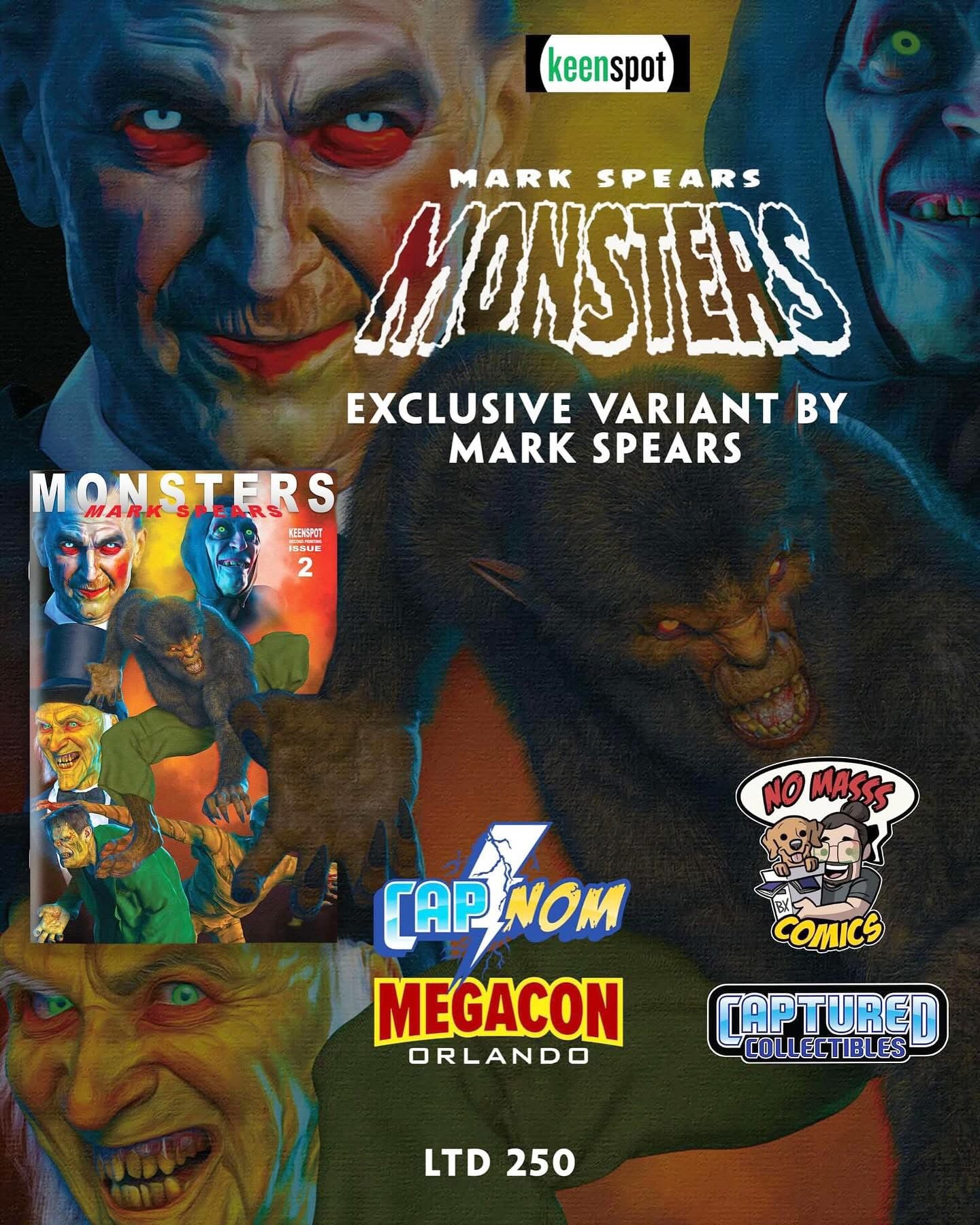 
                  
                    MONSTERS #2 2ND PRINT (UF4 HOMAGE) MEGACON 2025 EXCLUSIVE COVER BY MARK SPEARS
                  
                