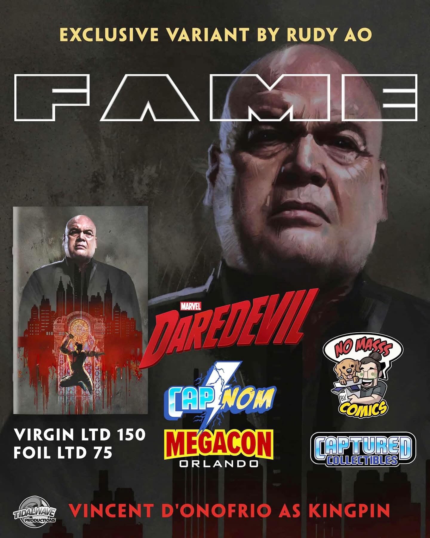 
                  
                    FAME: VINCENT D’ONOFRIO MEGACON 2025 EXCLUSIVE COVER BY RUDY AO
                  
                