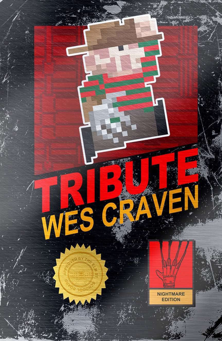 FAME: WES CRAVEN ”HOT CARTRIDGE” ULTIMATE SPOT FOIL VARNISH EMBOSSED FAN EXPO DALLAS EXCLUSIVE COVER BY MATTHEW WAITE