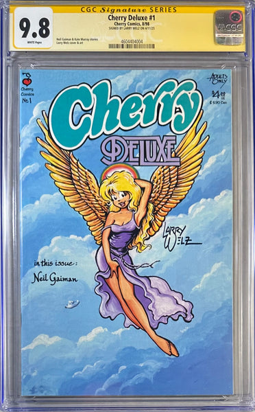 CHERRY DELUXE #1 1ST PRINT CGC SS 9.8 SIGNED BY LARRY WELZ