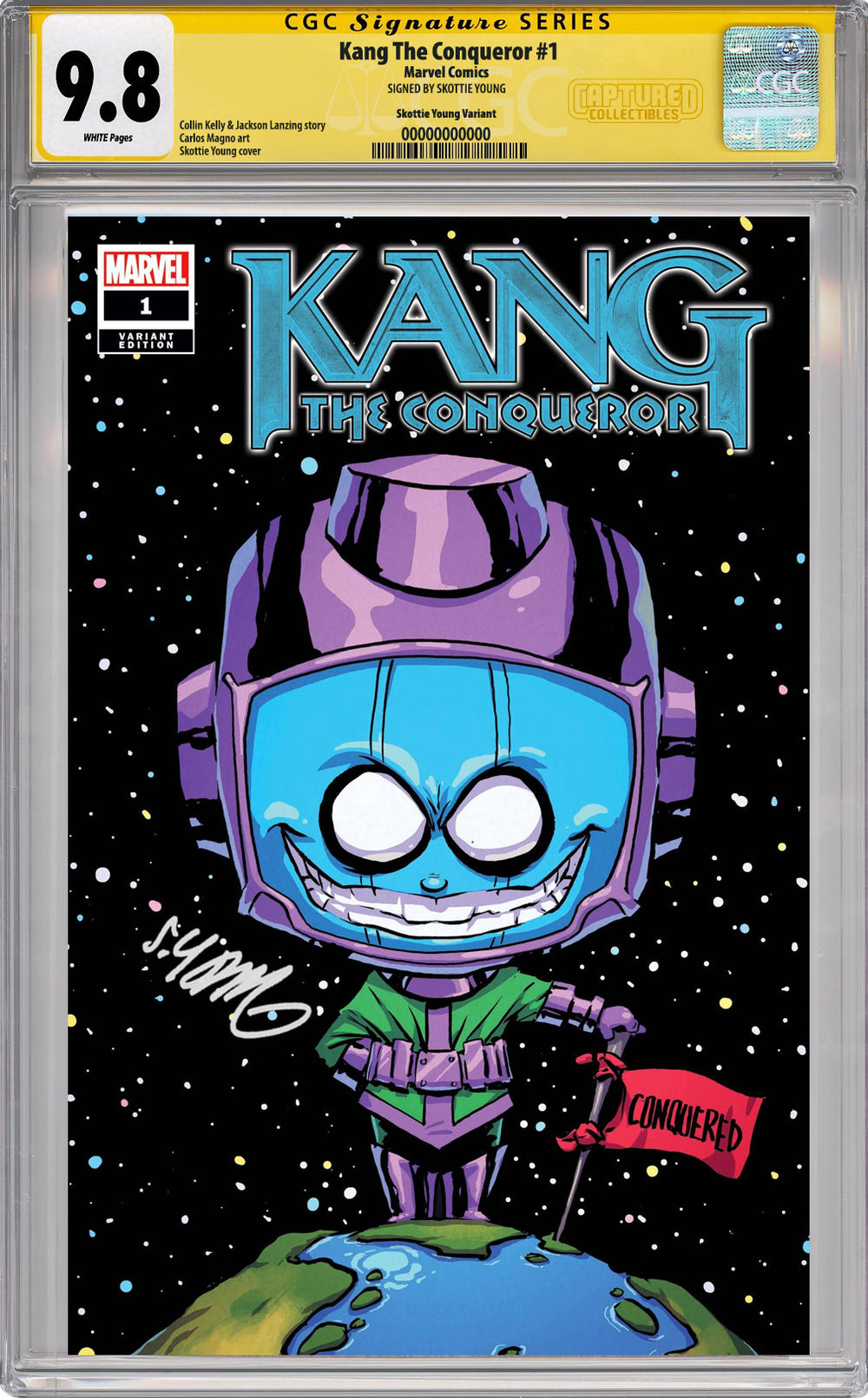 Kang #1 Variant CGC SS 9.8 Signed by Skottie Young