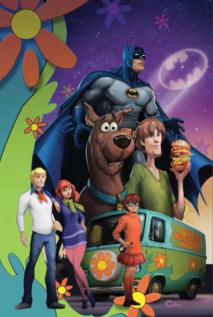 Batman Scooby Doo #1 Clayton Crain FOIL MegaCon Exclusive