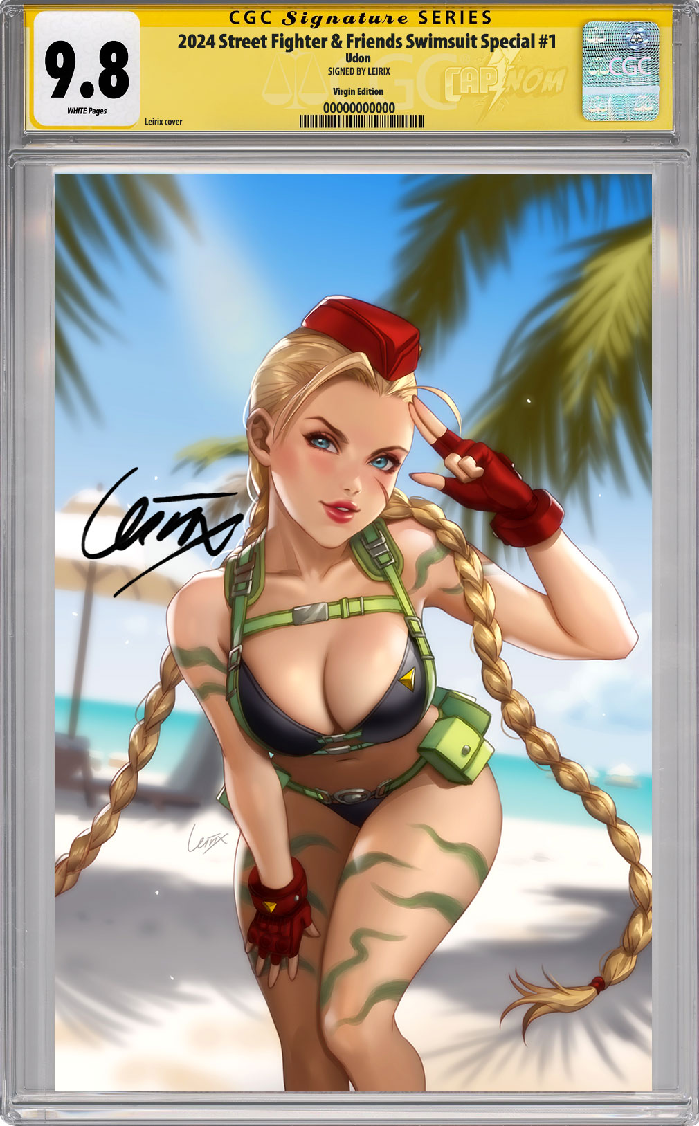 
                  
                    STREET FIGHTER & FRIENDS SWIMSUIT 2024 #1 NYCC EXCLUSIVE CAMMY VIRGIN EDITION BY LEIRIX
                  
                