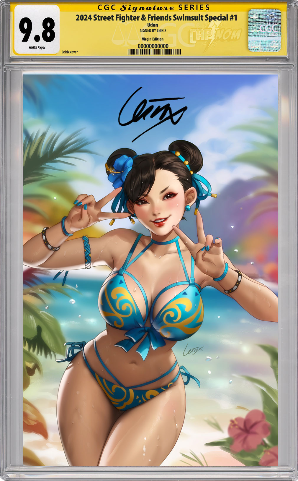 
                  
                    STREET FIGHTER & FRIENDS SWIMSUIT 2024 #1 NYCC EXCLUSIVE CHUNG-LI VIRGIN EDITION BY LEIRIX
                  
                