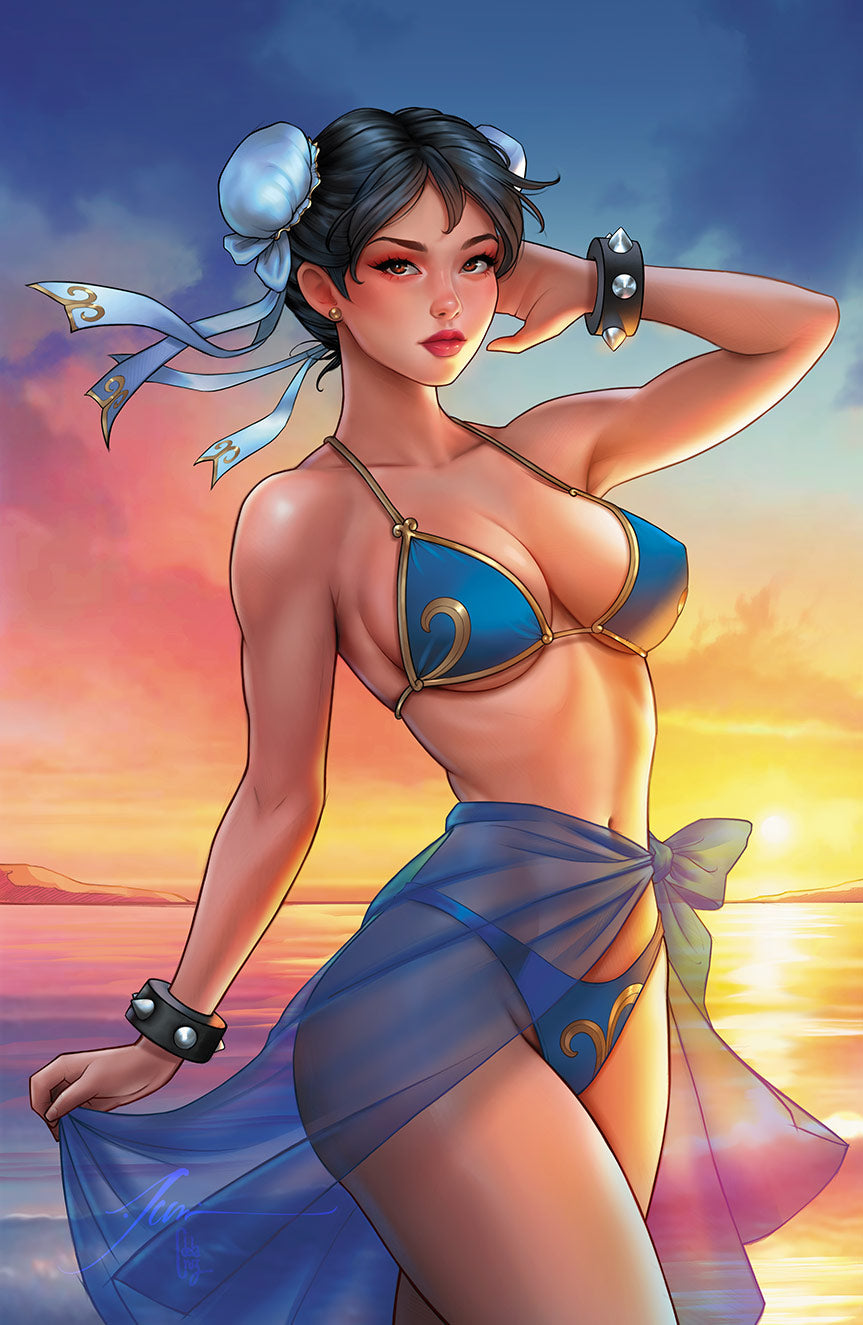 STREET FIGHTER SWIMSUIT SPECIAL 25 “PARADISE” NYCC EXCLUSIVE COVER BY TROPHY
