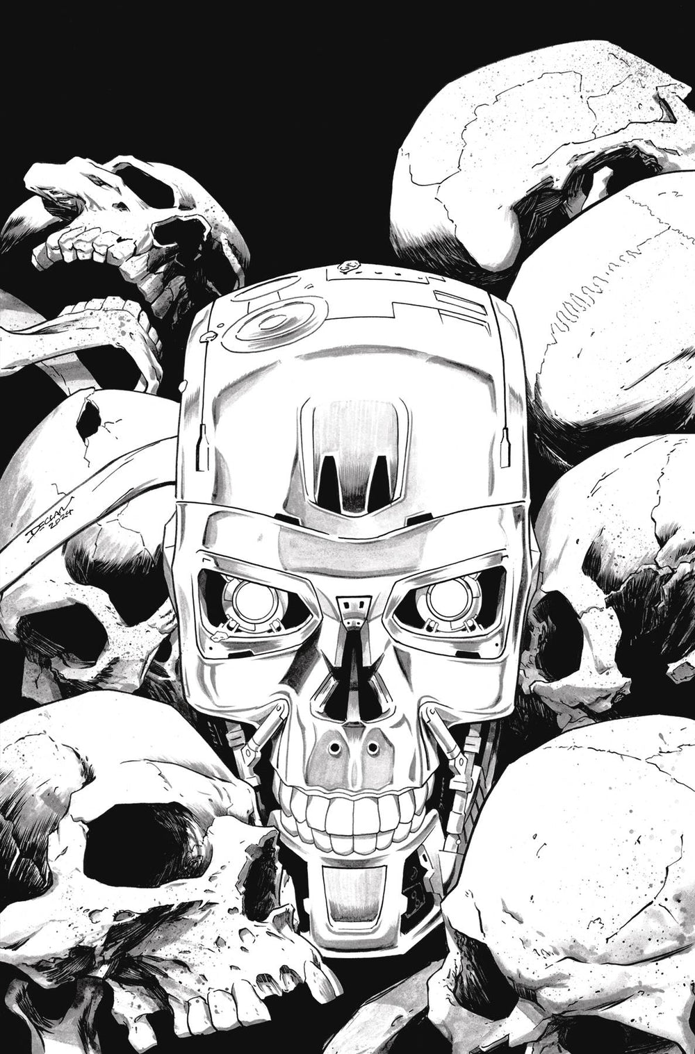 TERMINATOR #1 VIRGIN INCENTIVE COVER 1:50 BY DECLAN SHALVEY