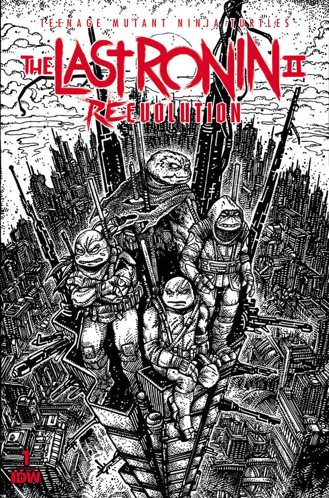 TEENAGE MUTANT NINJA TURTLES: THE LAST RONIN II - RE-EVOLUTION #1 INCENTIVE COVER 1:100 BY KEVIN EASTMAN