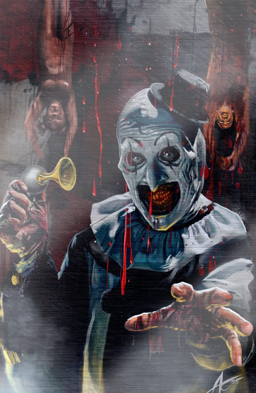 FAME: TERRIFIER ULTIMATE SPOT FOIL VARNISH EMBOSSED HEROES CON EXCLUSIVE BY RUDY AO