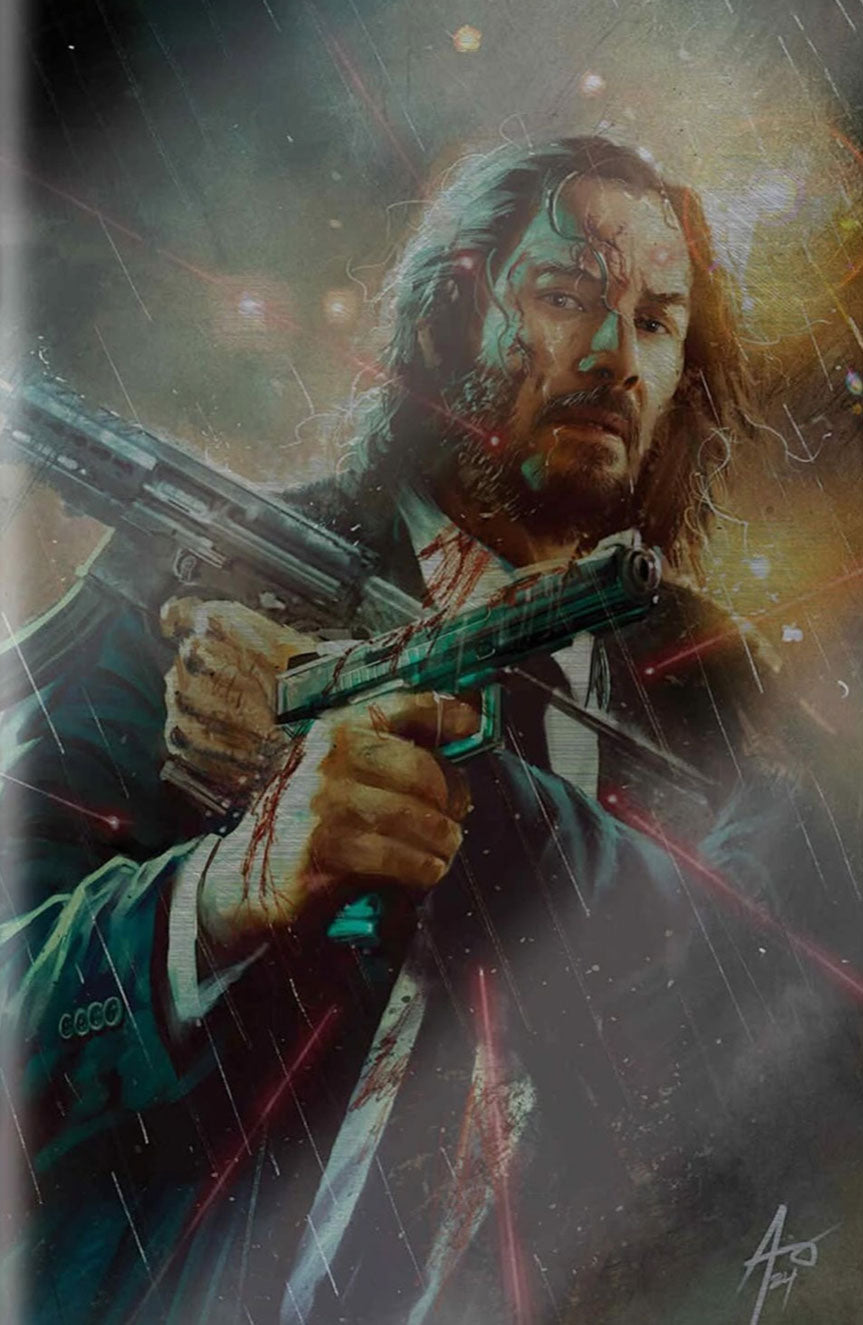FAME: KEANU REEVES “BALLERINA” ULTIMATE SPOT FOIL EDITION EXCLUSIVE COVER BY RUDY AO