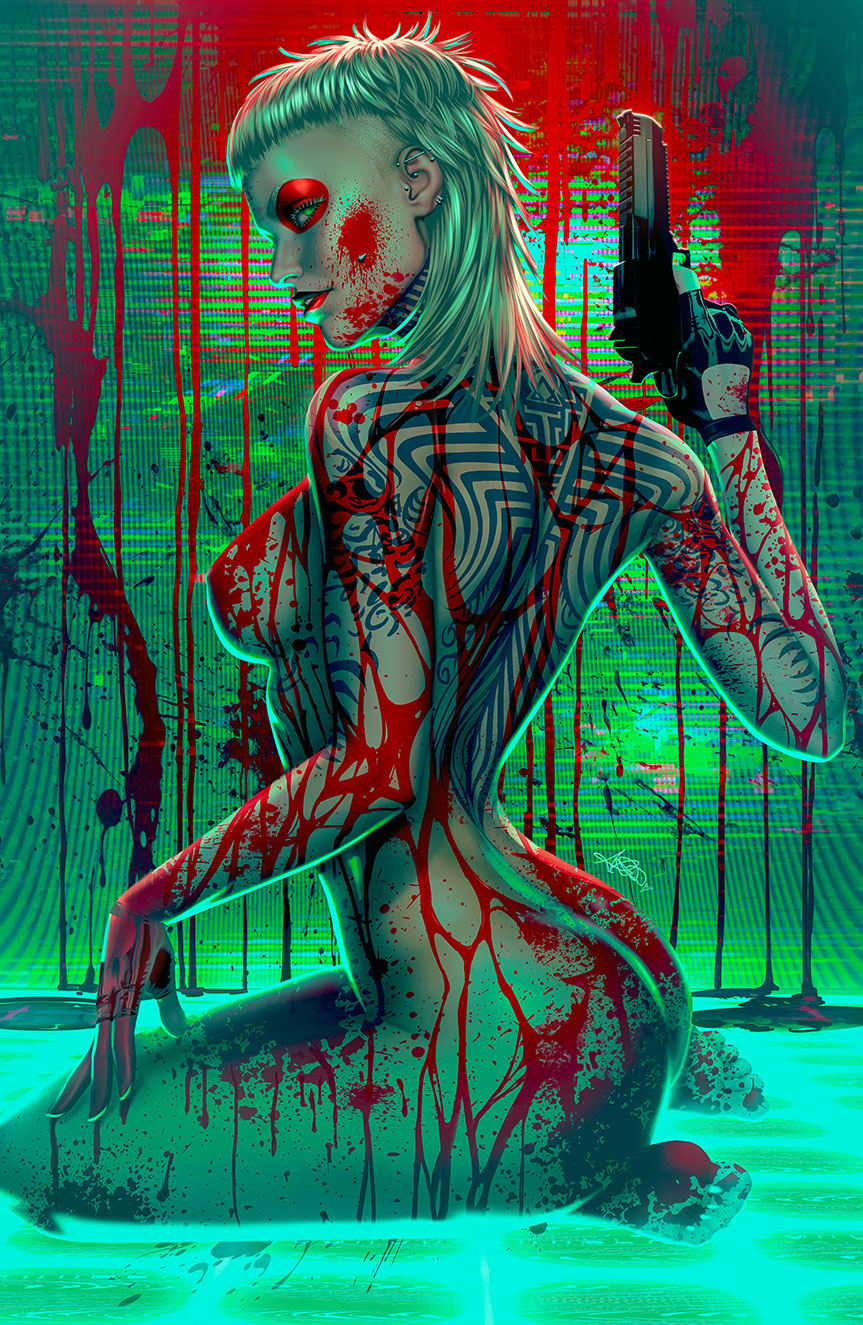 W0RLDTR33 #9 “NEON VIRGIN” C2E2 EXCLUSIVE BY ARIEL DIAZ