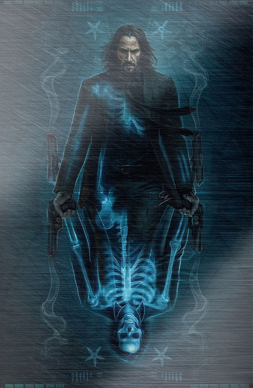 FAME: KEANU REEVES “SKELETAL HIT” ULTIMATE SPOT FOIL EXCLUSIVE COVER BY CHRISTOPHER BUST