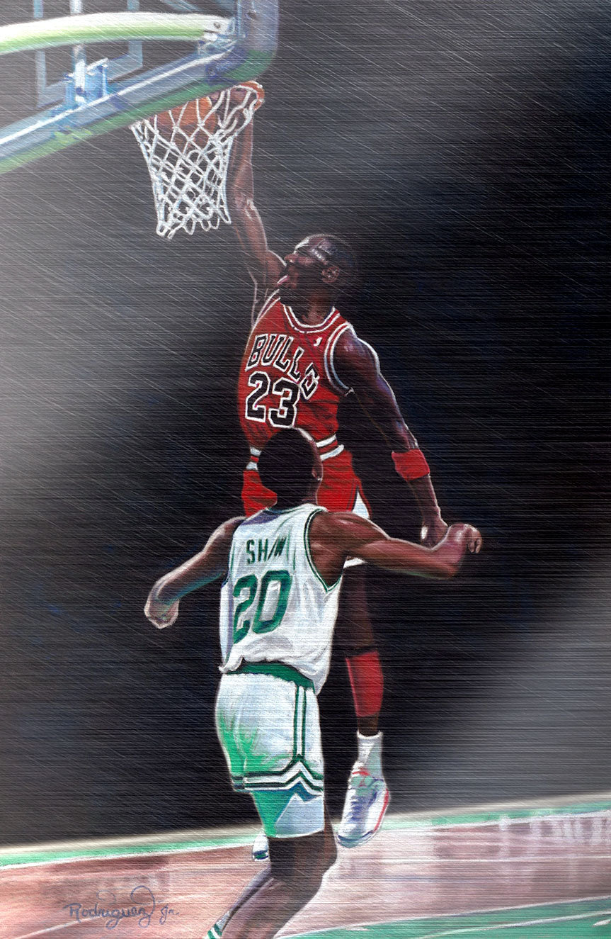 FAME: MICHAEL JORDAN “GANG GREEN” ULTIMATE SPOT FOIL EXCLUSIVE COVER BY OMAR RODRIGUEZ
